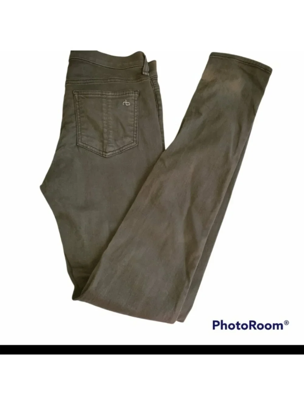 Rag and bone Olive green skinny jeans